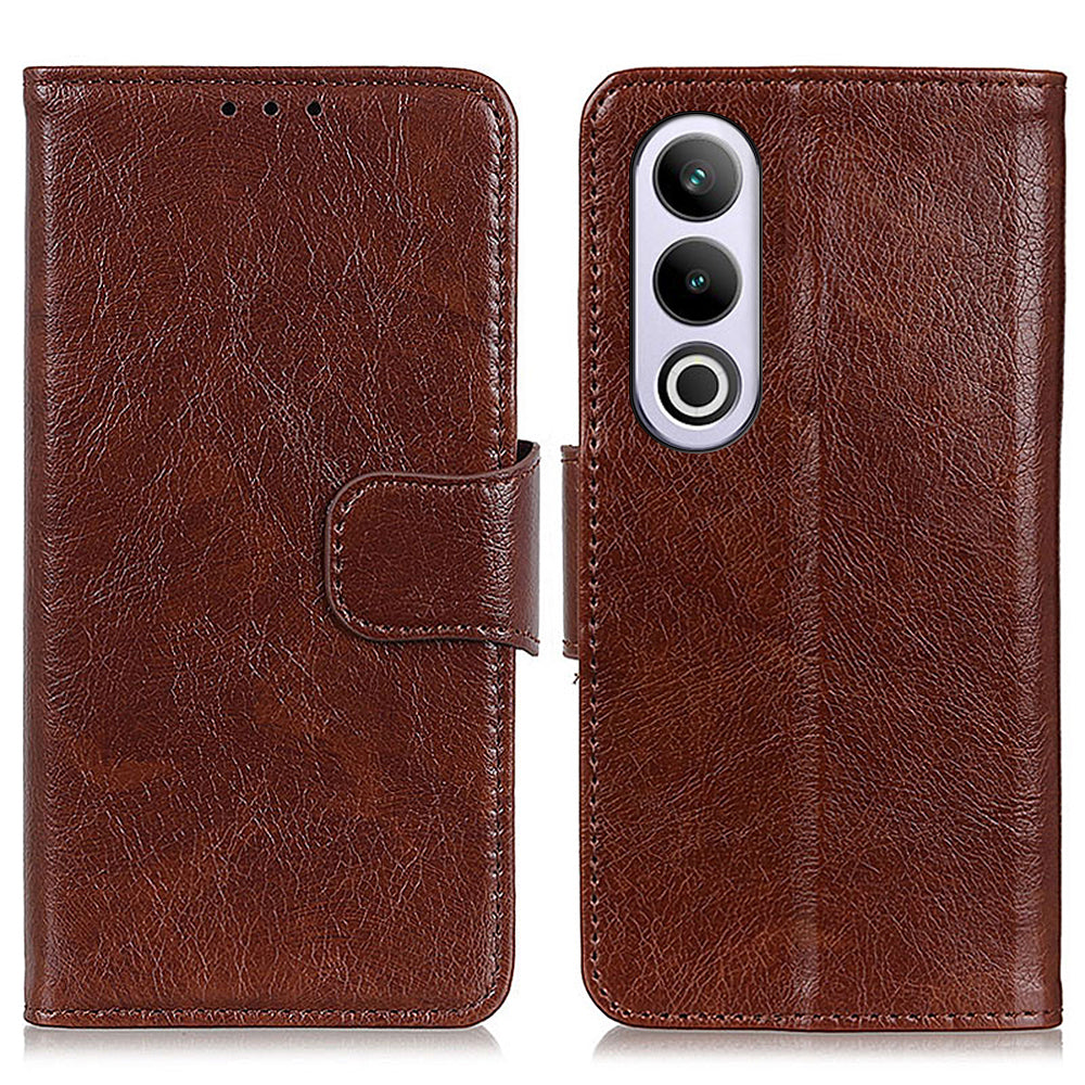 For OnePlus Nord CE4 5G / Ace 3V 5G Phone Case Stand Split Leather Nappa Texture Cover For OnePlus Nord CE4 5G / Ace 3V 5G Phone Case Stand Split Leather Nappa Texture Cover
